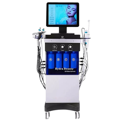 De BIO LEIDENE van de huidzorg Hydro Gezichtsmachine120w 14 Handvatten van Hydradermabrasion