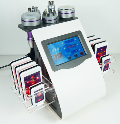 Rf-van de de Lasercavitatie van het Gewichtsverlies Machine 6 in 1 110V 220V 40 KHz