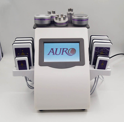 Van het het Lichaamsvermageringsdieet van de Lipolaser Vacuümultrasone klank rf het Apparatenradiofrequentie 6 in 1