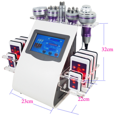 BIO Vacuüm van de de Cavitatiemachine van 40K Ultrasone Purple 9 in 1 rf-Vermageringsdieetmachine