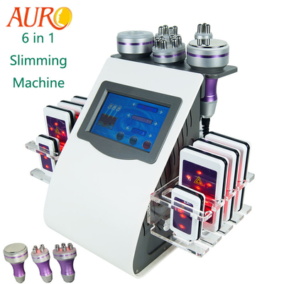 6 in 1 van rf Lipolaser Vacuüm40k Vette de Cavitatiemachine van de het Vermageringsdieetmachine