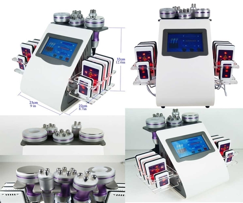 6 in 1 van rf Lipolaser Vacuüm40k Vette de Cavitatiemachine van de het Vermageringsdieetmachine