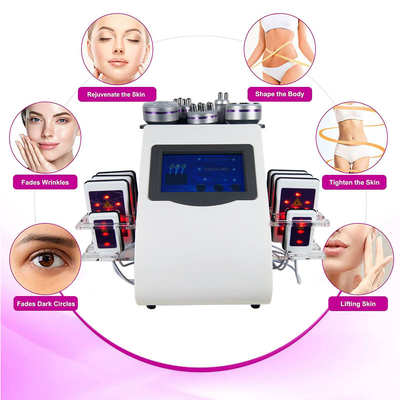 6 in 1 van rf Lipolaser Vacuüm40k Vette de Cavitatiemachine van de het Vermageringsdieetmachine