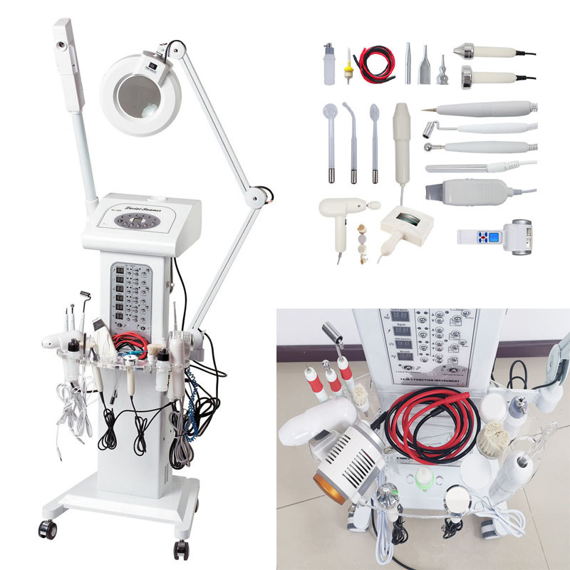Multifunctionele Gezichtsmachine 14 van de huidgaszuiveraar in 1 Witte Kleur voor Kuuroord