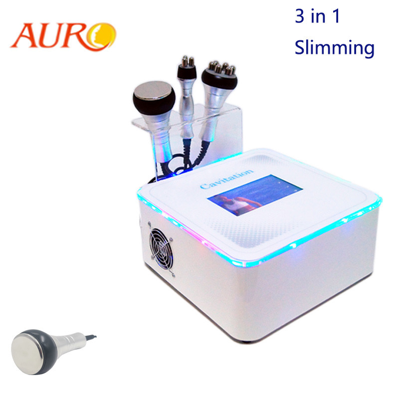 Multipolar rf 3 in 1 Vette Vermindering van de Cavitatiemachine 40K Cellulite voor Huis