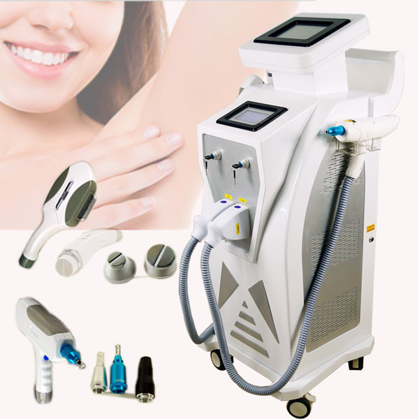 De laser OPTEERT SHR-van de het Haarverwijdering van Nd Yag IPL Machine 3 in 1 480nm 530nm voor Salon